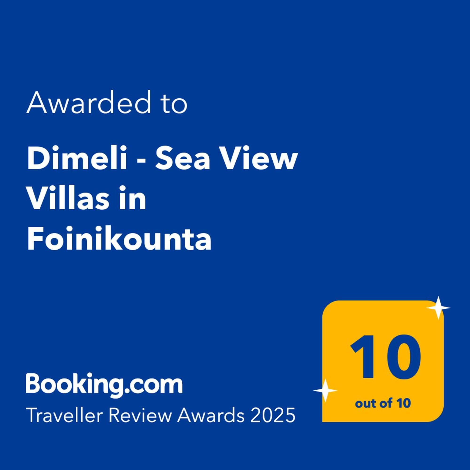 Dimeli - Sea View Villas In Foinikounta Финикунда Экстерьер фото